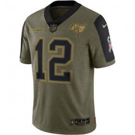 Camiseta Hombre NFL Tampa Bay Buccaneers Tom Brady 12 Nike 2021 Salute to Service